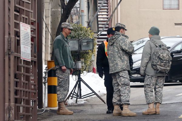 <北핵실험>평소와 다름없는 미군부대