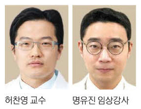 허찬영 교수(좌), 명유진 임상감사(우)