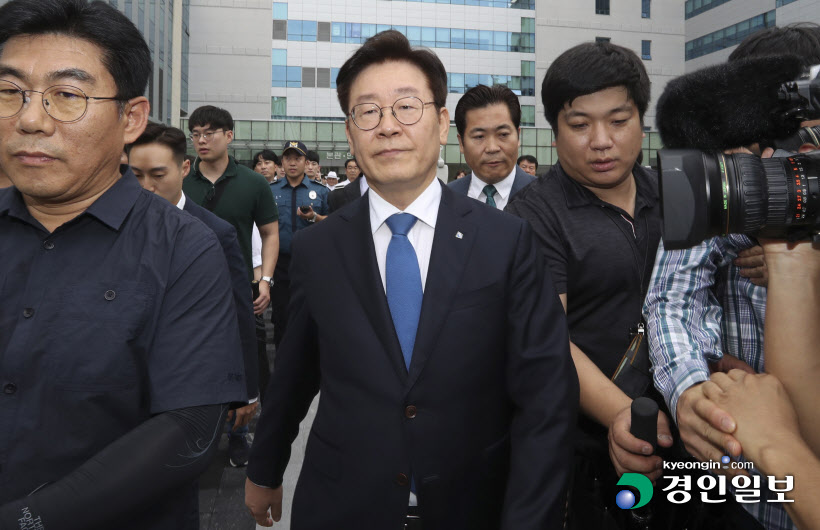 [경인포토]벌금 300만원 선고 받은 이재명 경기도지사