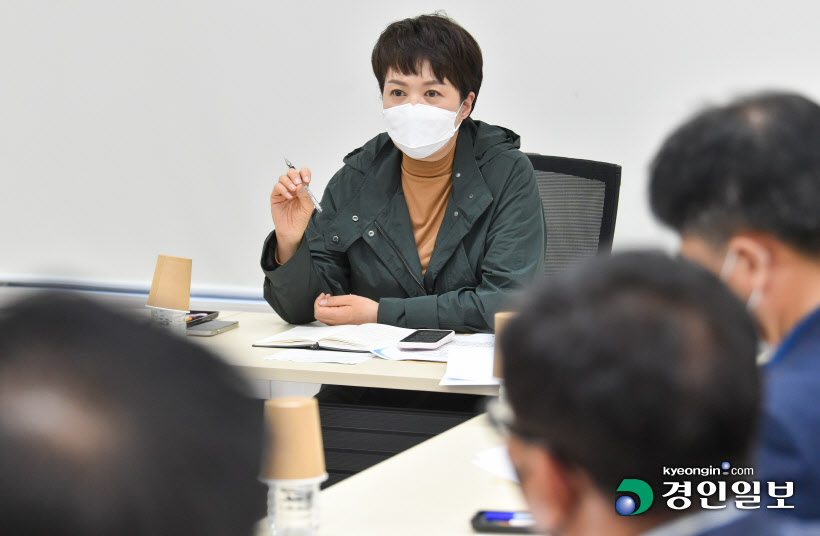 김은혜 후보 군공항 간담회22