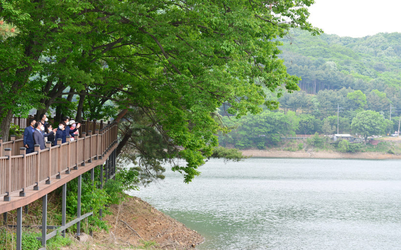 기산저수지산책로