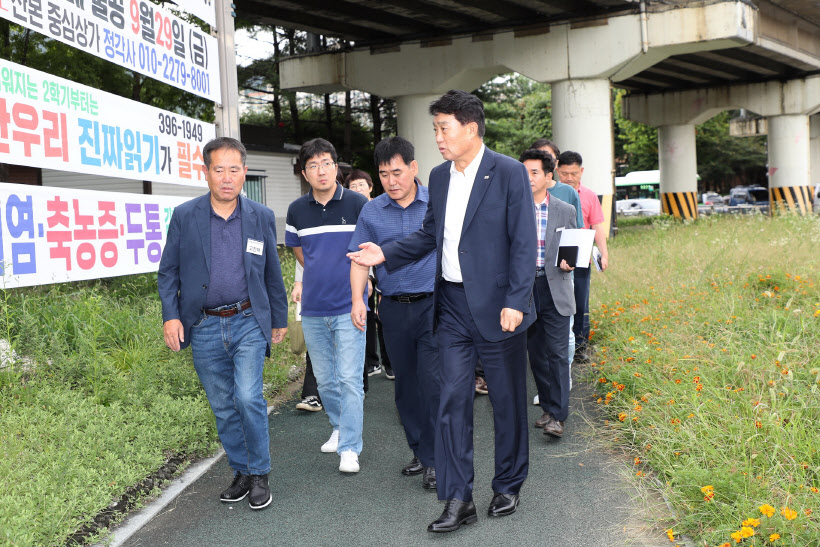 하은호 군포시장 찾아가는 이동시장실 호평