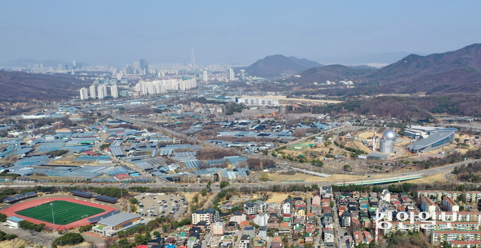 과천과천 공공주택지구 전경