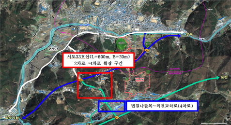 제2외곽순환고속도로 법원나들목 연결도로 조감도. /파주시 제공