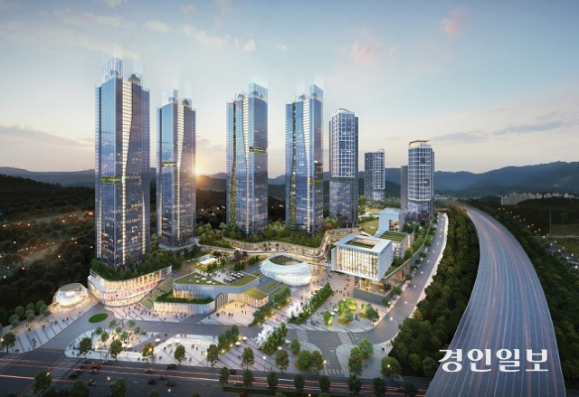 한국토지주택공사와 (주)엠디엠플러스는 지난 5일 ‘화성동탄2 헬스케어 리츠(REITs) 사업’ 추진을 위한 협약을 체결했다. 이에 따라 동탄2지구 시니어타운이 본격적으로 조성될 전망이다. 시니어타운 조감도. 2024.7.7 /LH 제공