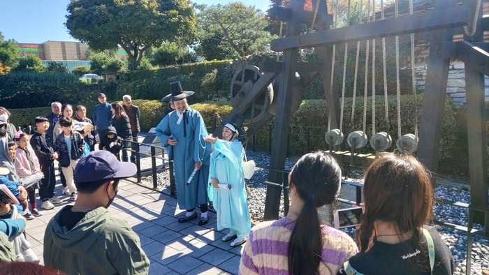 지난해 실학박물관에서 진행한 ‘다산 선생과 노올자’ 공연 /실학박물관 제공