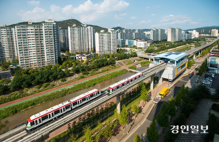 운행 중인 의정부경전철. /의정부시 제공