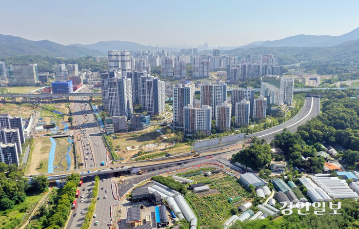 과천지식정보타운 전경.  /과천시 제공