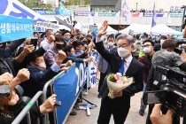 이재명, `안방` 경기도에서 59.2% 대승… 누적 득표율 과반 지켜