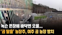 [영상] 용인 '곰탈출' 농장주 소유의 여주 사육장 가보니