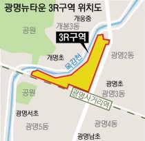 광명뉴타운 3R구역 '공공재개발' 재추진… 8년만에 결실