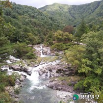 연인산 명품 계곡길, 산림청 선정 '걷기 좋은 명품숲길' 전국 1위