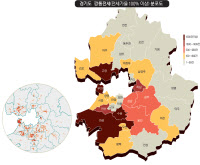 경기도 곳곳 '깡통 소리'… 빅데이터로 살펴본 전세가율 위험지역