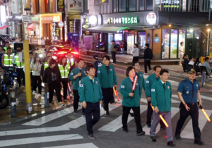 수원시의회, 연쇄성폭행범 거주지 인근 야간합동순찰