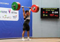 이상연, 남일반부 73㎏급 용상 한국신기록 '번쩍'… 한달만에 진기록