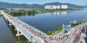 [포토] 제26회 양평 이봉주 마라톤 겸 경인일보 남한강 마라톤대회