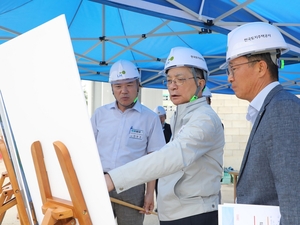 이한준 LH 사장, 연내 3기신도시 1만호 착공 위한 현장점검