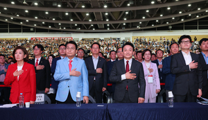 국민의힘, 보수의 심장 대구 경북에서 연설 대결...원·한 ‘색깔론·막말’ 이전투구