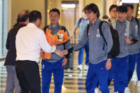 [포토] 오만 도착한 한국 축구대표팀