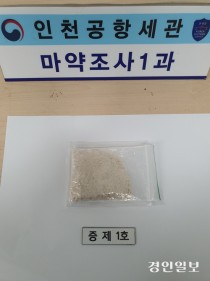 미성년 동생 명의로 마약 밀반입 20대 검거